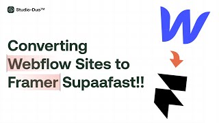 Converting Webflow sites to framer supaafast  Html to framer chrome extension [upl. by Alvarez]