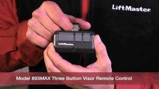 How To Program Liftmaster MAX Remotes [upl. by Ahsinahs976]