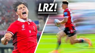 Every Try That Louis ReesZammit Has Scored in Pro Rugby [upl. by Aelam]