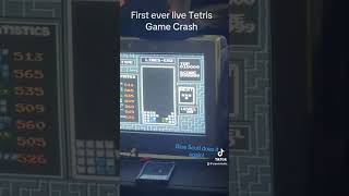 Blue Scuti does it again Gets the first ever Tetris game crash at a live event tetris ctwc [upl. by Alfie]