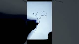 Tree drawingsimple drawingsubscribemustwacth [upl. by Nnylyahs]