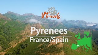 Pyrenees by drone hiking in Europe in 4K [upl. by Quiteri46]