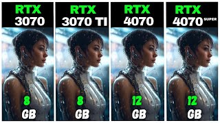 RTX 3070 vs RTX 4070 SUPER vs RTX 3070 TI vs RTX 4070 TI  Test in 20 Games [upl. by Larissa]