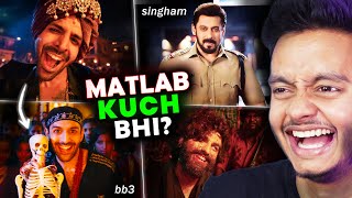 17  WTF moments in Bhool Bhulaiyaa 3 amp Singham again [upl. by Onder]