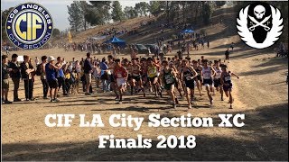 CIF LA City Section Cross Country Finals 2018 [upl. by Eceinart437]