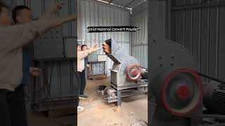 SOLID MATERIAL CONVERT INTO POWDER FORM MACHINE [upl. by Jotham589]