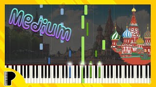 MOSKAU  Piano Tutorial  Medium  piano cover [upl. by Bodkin128]