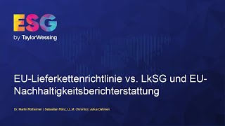 Europäisches Lieferkettengesetz Was kommt auf Unternehmen zu [upl. by Leihcim]