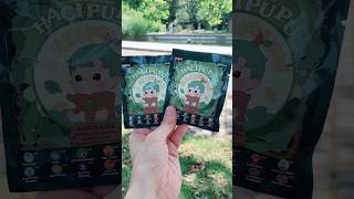 UNBOXING POP MART TINPLATE BADGE HACIPUPU ADVENTURES IN THE WOODS [upl. by Elleinet379]