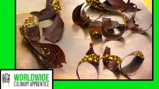 Mastering Chocolate Garnishes How to Make Chocolate Curls Loops and Twists [upl. by Clyve]