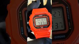 GSHOCK DW5600 ROJO review watch unboxing gshock [upl. by Latashia68]