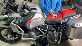 Recensione Blocca casco di sicurezza recensione e tutorial montaggio BMW R1250GS ADV [upl. by Thorny]