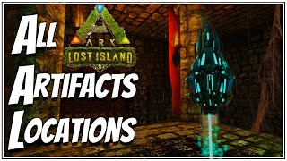 All Artifacts Locations In Ark Lost Island [upl. by Rebmetpes]