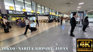 🛬🎌Tokyo  Narita Airport Arrival to Immigration 4k 🎌 🛬 [upl. by Josepha]