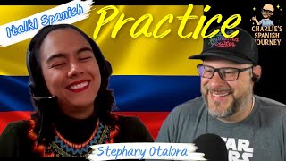 Practicing and ￼Reflecting on my Spanish Journey with Stephany from Colombia 🇨🇴 [upl. by Sherye]