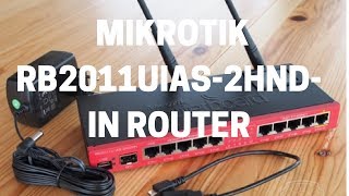 MIKROTIK RB2011UIAS2HNDIN ROUTER  Only Demonstration Video [upl. by Hteik]