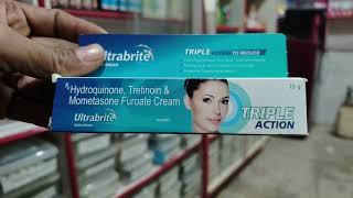 ultrabrite cream uses in hindi  uses dose and side effects [upl. by Anonyw]