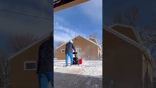 onehand 180° chute control snow blower snowblower snow winterready powersmart [upl. by Salohcim]