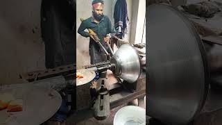 Making Stainless steel bowl  Manufacturing stainless steel utensils viralvideos bowl viralvideo [upl. by Eirised310]