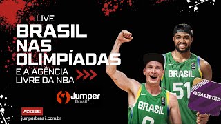 LIVE BRASIL NAS OLIMPÍADAS E O MERCADO DA NBA [upl. by Kassey911]