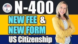 2024 USCIS New N400 form amp FEE Application for US Naturalization  US Citizenship [upl. by Dacie]