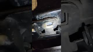 How to remove hood latch to clean automobile caraudiofabrication caraccessories [upl. by Landel]