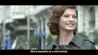 Behind the scenes AuraLoewe film  Linda Evangelista [upl. by Erbma]