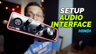 How to set up an audio interface  Focusrite Scarlett 2022 [upl. by Enymsaj]