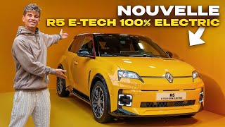 Renault 5 ETech 100 électrique  TOUR COMPLET extérieur amp Intérieur à MAISON5 [upl. by Suivatal226]