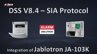 DSS 84  How to connect Jablotron and DSS PRO [upl. by Ekle]