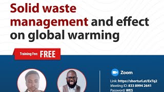 Solid Waste Management and effect on Global Warming [upl. by Zeugirdor]