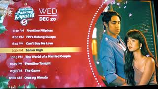 TV5 HD  Wednesday evening schedule December 20 2023 [upl. by Aseral]