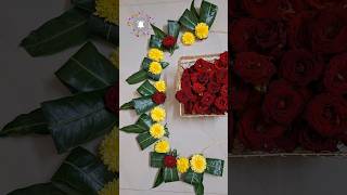 🙏Pooja Decoration  Mango leaf thoran decoration  Mamidaku decorationtrendingdecoration shorts [upl. by Frederica]