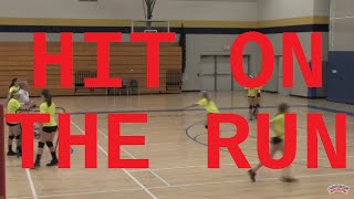 Practice Hitting Balls on the Run  Volleyball 2016 13 [upl. by Llehsad]