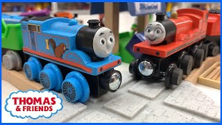 Thomas Wooden Railway 2022  Great Figure 8 Track and James but is it worth the price [upl. by Nilpik]