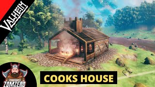 Valheim  How To Build A Cooking amp Mead Brewing House [upl. by Gniw]