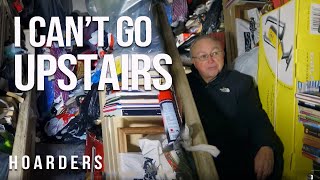 Hoarder Cant Go Upstairs In His Home  Hoarders [upl. by Afas]