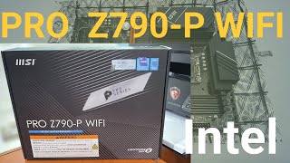 MSI Pro Z790P WIFI DDR5 Msi 14th Gen Motherboard Unboxing Intel Wi Fi 6E Tech Land [upl. by Giraldo]