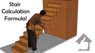 Try This Simple Stair Calculation Formula For Do It Yourself Builders [upl. by Lawton]