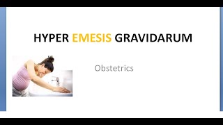 Obstetrics 203 Hyper Emesis Gravidarum hyperemesis theory cause treat differential [upl. by Lienaj]