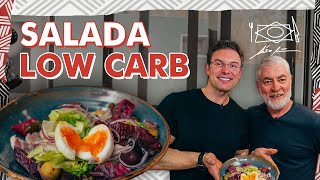 SALADA LOW CARB preparada por ALEX ATALA com paulomuzy [upl. by Nnairek]