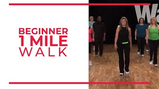 Beginner 1 Mile Walk  Walk at Home [upl. by Afrika]