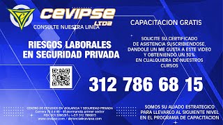 RIESGOS LABORALES EN SEGURIDAD PRIVADA  CEVIPSE [upl. by Otaner656]