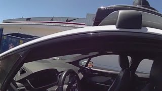 Police officer pulls over driverless car [upl. by Raji713]