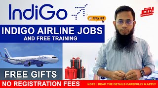 Indigo Airline Jobs And Free Training AbdulRahmanind [upl. by Naugan]