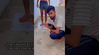 Army medical Test Flatfoot By Rajiv faujiviralvideo army medical [upl. by Ahselef]