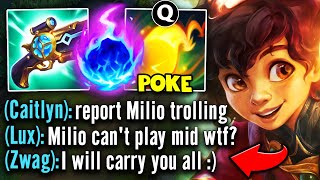 My whole team flamed me for picking Milio mid and then I carried them all [upl. by Morvin]