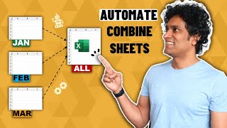 AWESOME Excel trick to combine data from multiple sheets [upl. by Cohn998]