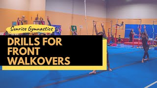 Drills for Front Walkover [upl. by Maudie]