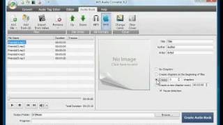 How to convert audio books to M4B for iPodiPhone using AVS Audio Converter [upl. by Ielirol]